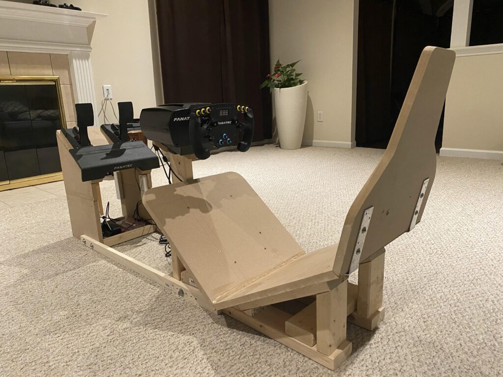 Simulateur de course fabriqué en bois personnalisé