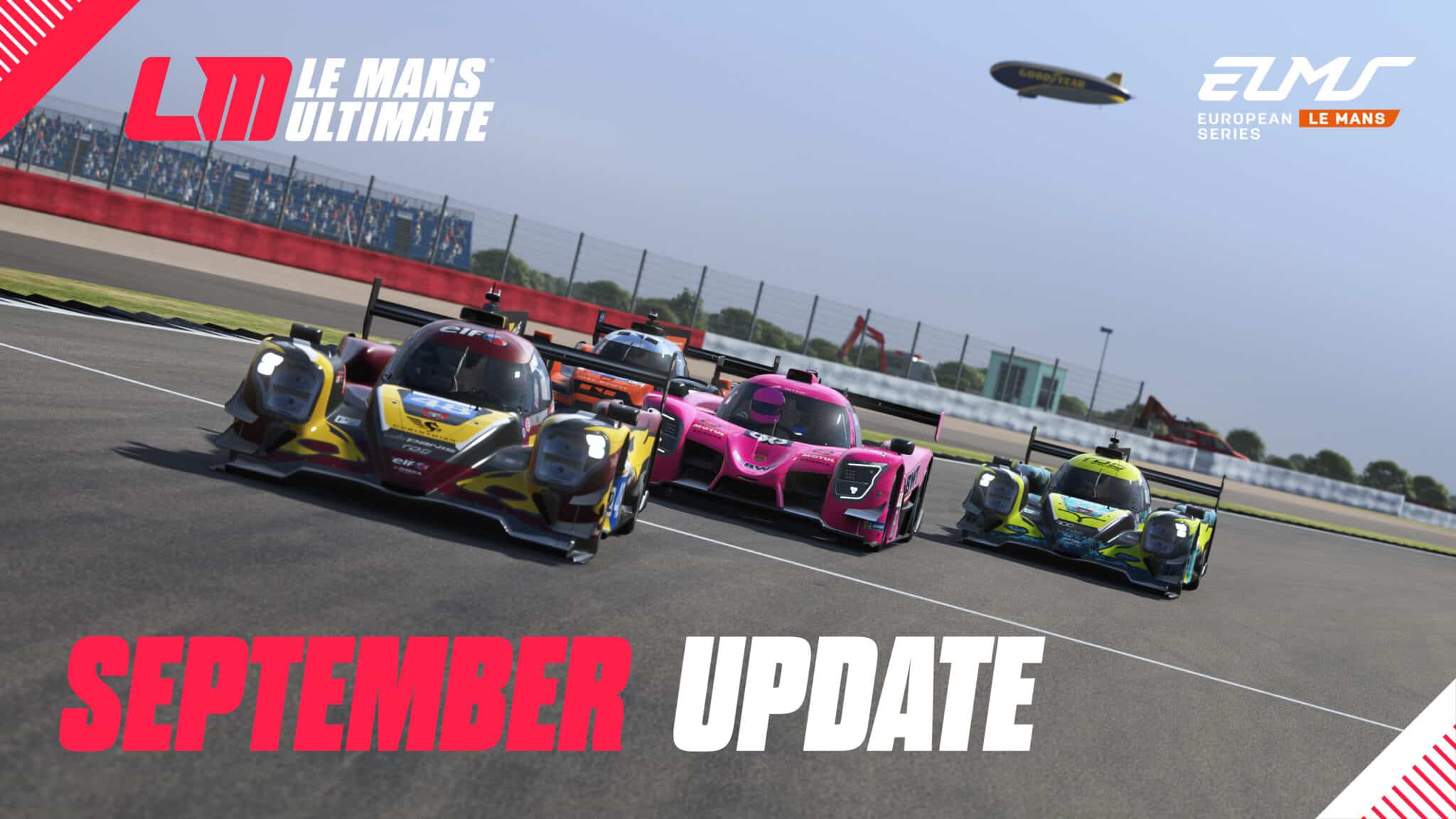 Le Mans Ultimate mise à jour septembre 2025 avec contenu ELMS et livrées